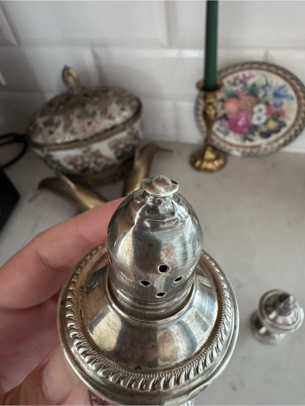 Vintage Duchin Creation Weighted Sterling Silver Salt & Pepper Shakers